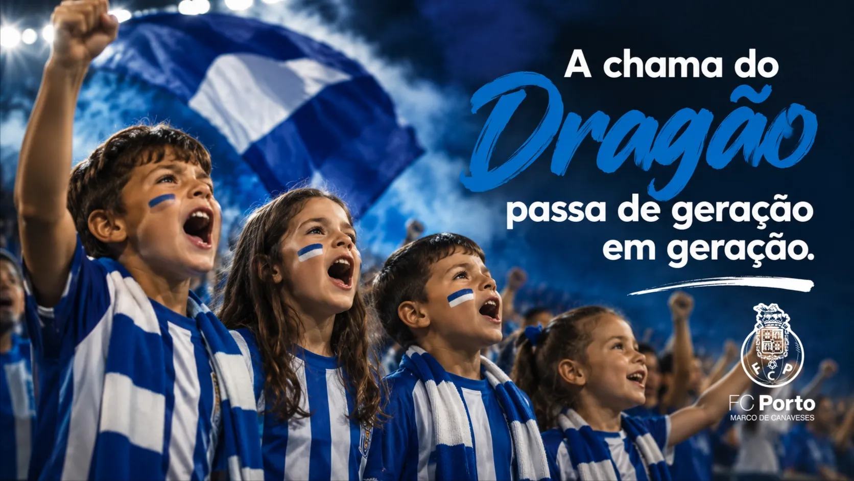 O futuro azul e branco celebra-se no Dia da Criança em Marco de Canaveses